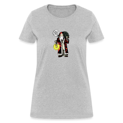 2021 Santa | Women's Tee - heather gray