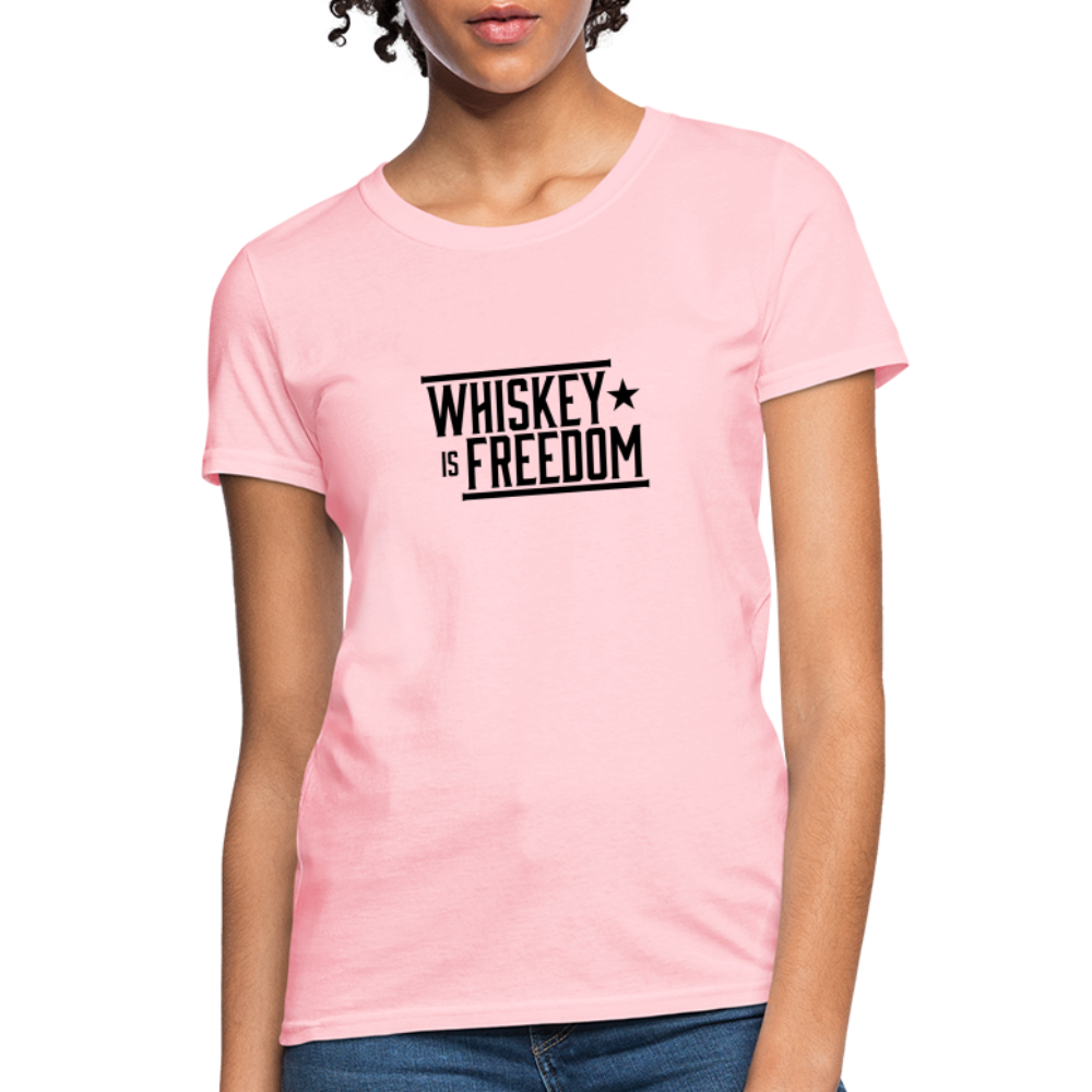 Whiskey is Freedom | Women's Tee - pink