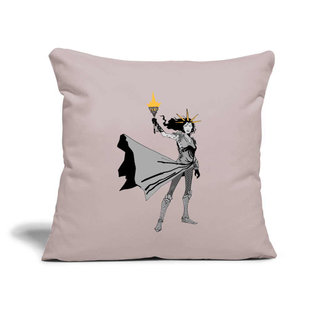 Liberty Hero | Throw Pillow Cover - light taupe