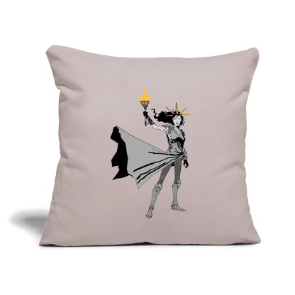 Liberty Hero | Throw Pillow Cover - light taupe