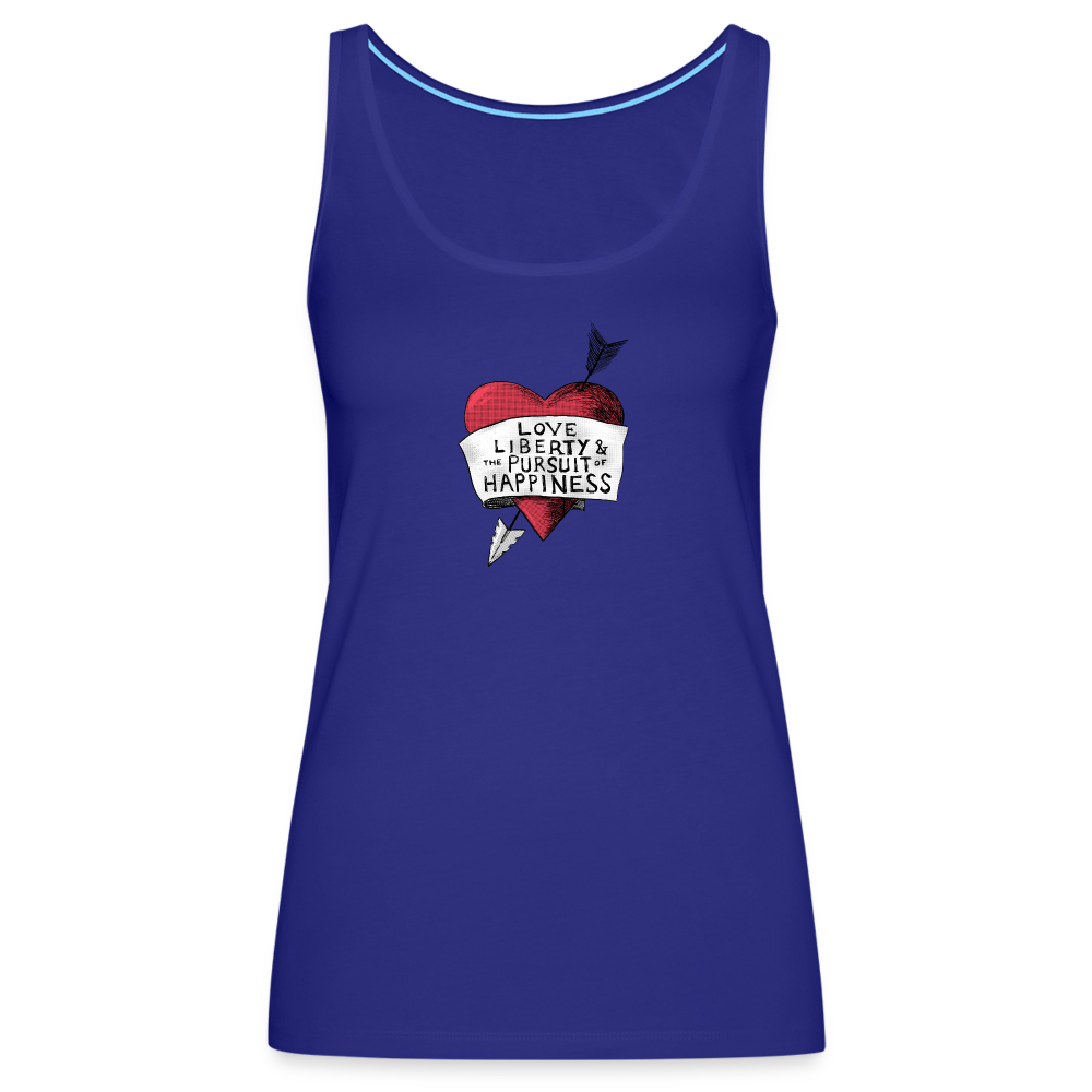 Love, Liberty | Women's Tank - royal blue