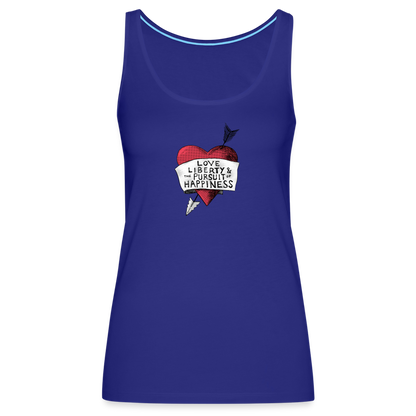 Love, Liberty | Women's Tank - royal blue