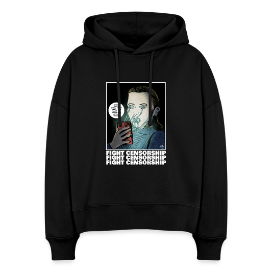 Fight Censorship | Women's Hoodie - black