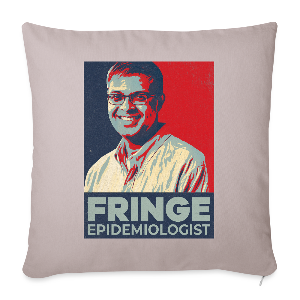 Fringe Epidemiologist | Throw Pillow Cover - light taupe