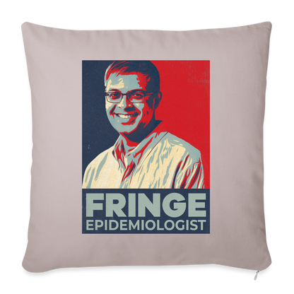 Fringe Epidemiologist | Throw Pillow Cover - light taupe