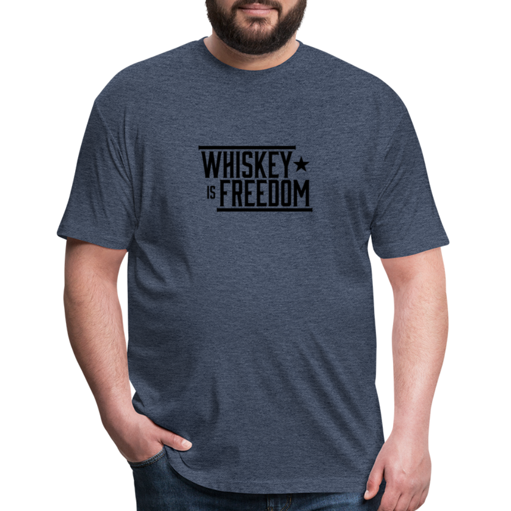 Whiskey is Freedom | Men's Tee - heather navy