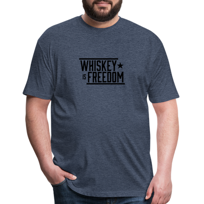 Whiskey is Freedom | Men's Tee - heather navy