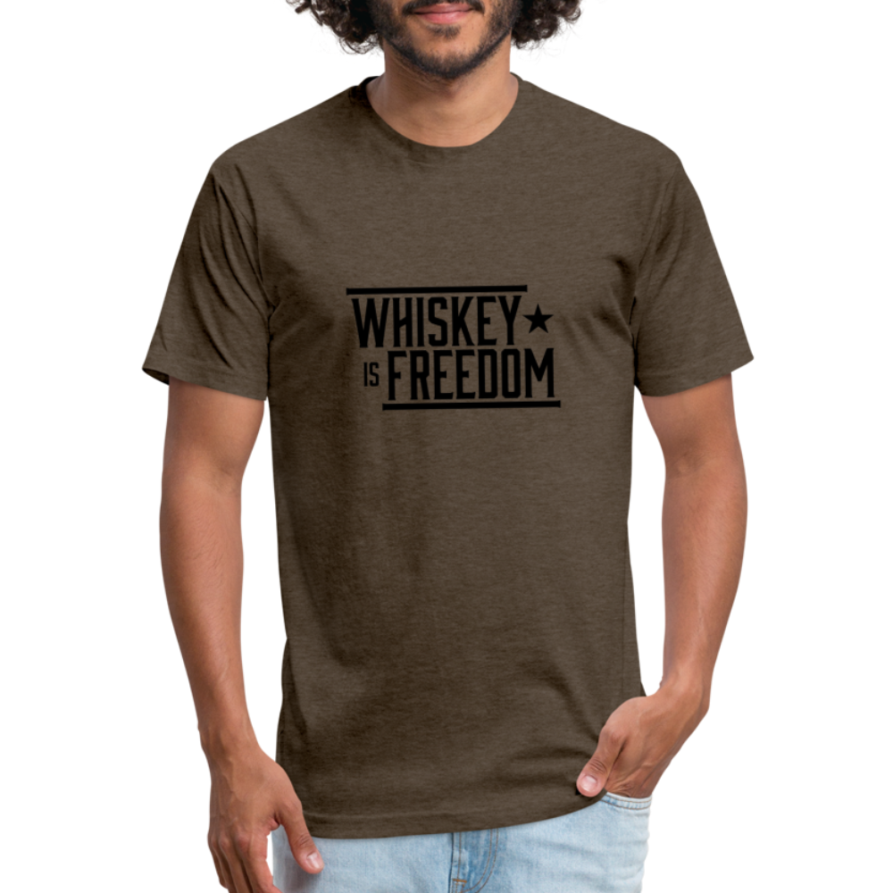 Whiskey is Freedom | Men's Tee - heather espresso