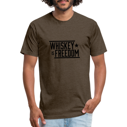 Whiskey is Freedom | Men's Tee - heather espresso