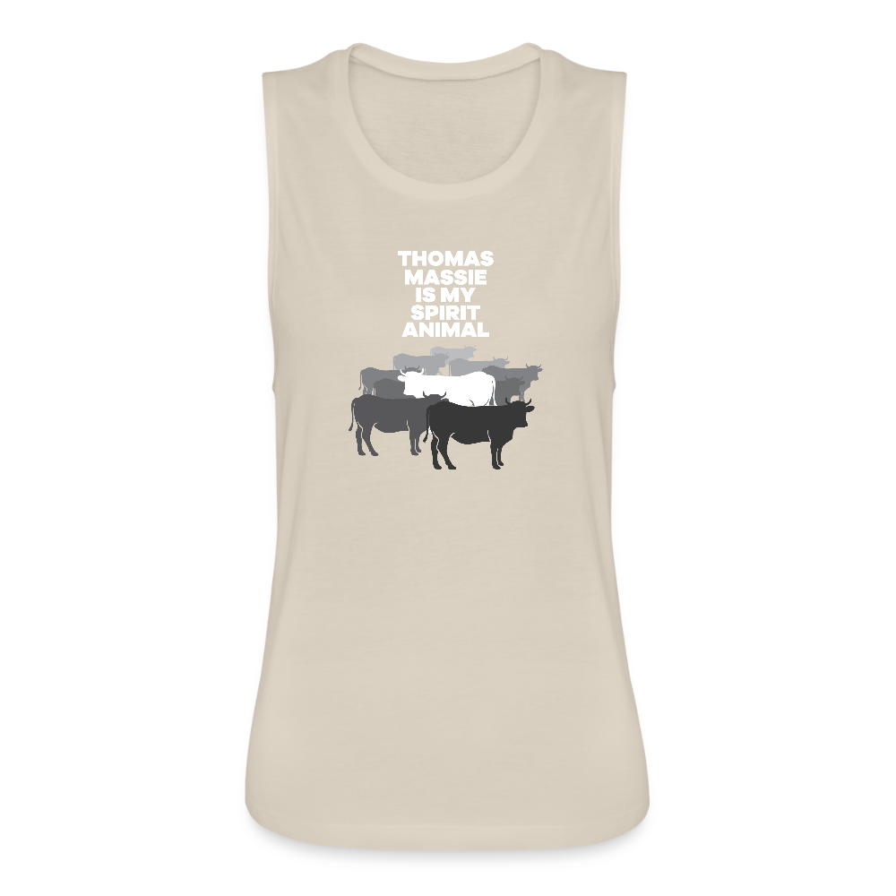 Thomas Massie Is My Spirit Animal | Women's Muscle Tank - dust