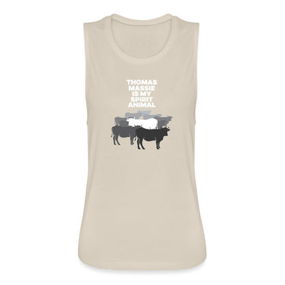 Thomas Massie Is My Spirit Animal | Women's Muscle Tank - dust