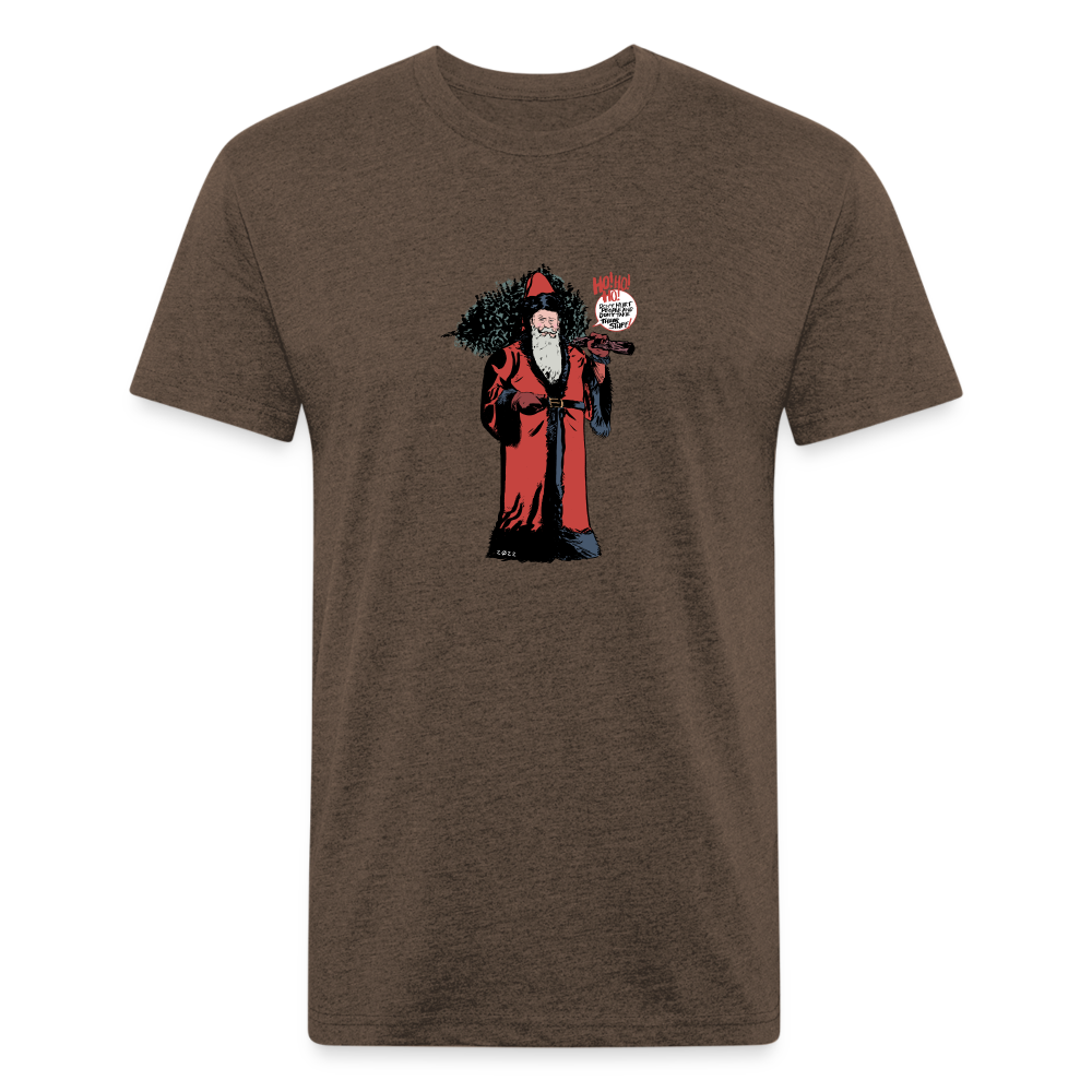 2022 Santa | Men's Tee - heather espresso