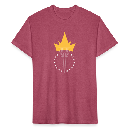 Freedom Torch | Men's Tee - heather burgundy