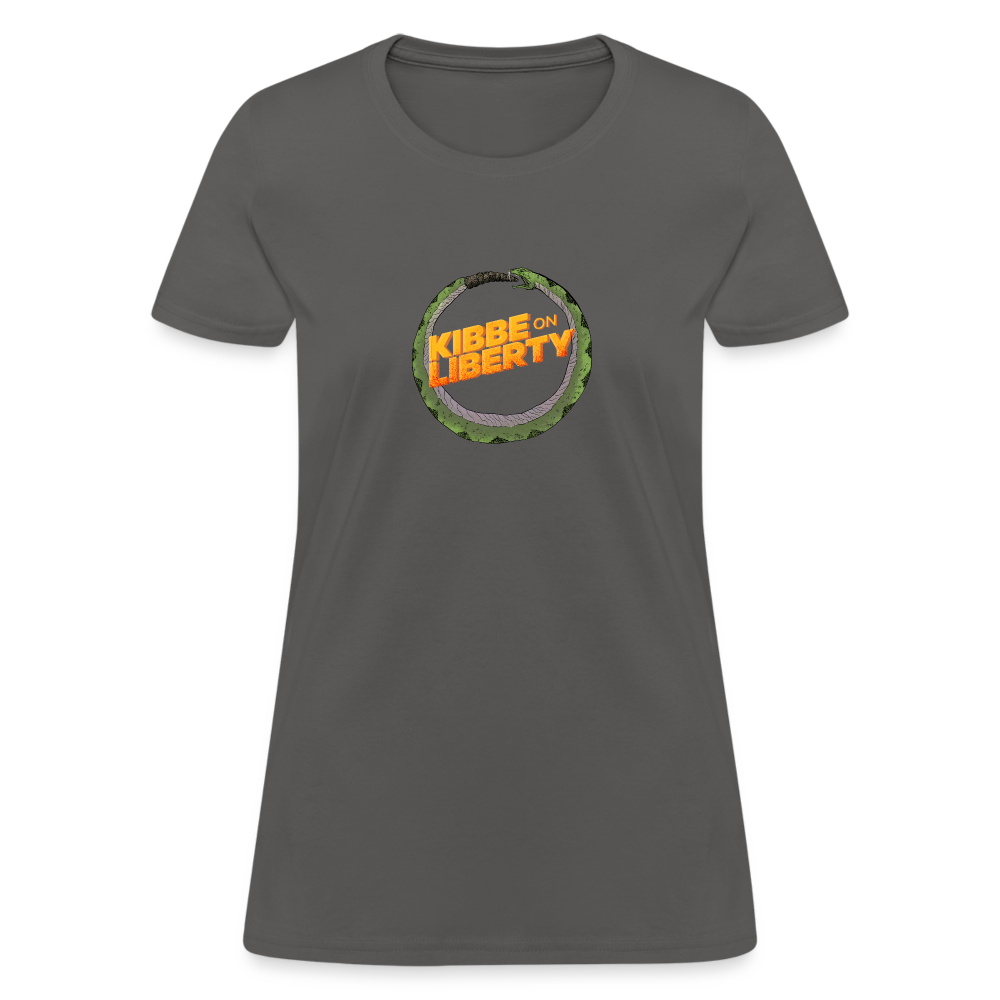 Kibbe on Liberty | Women's Tee - charcoal