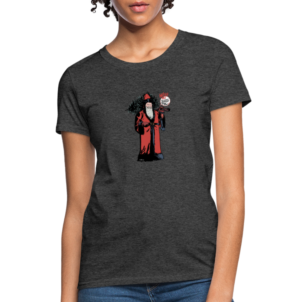 2022 Santa | Women's Tee - heather black