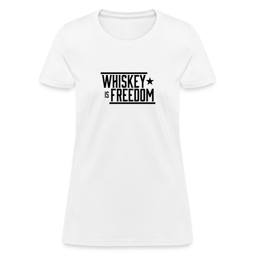 Whiskey is Freedom | Women's Tee - white