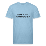 Liberty Curious? | Men's Tee - heather blue