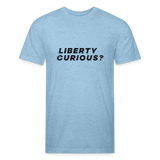 Liberty Curious? | Men's Tee - heather blue