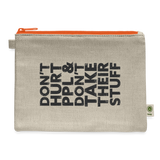 Don't Hurt People Carry Pouch - natural/orange