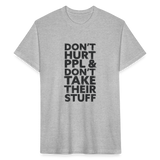 Don't Hurt People | Men's Tee - heather gray