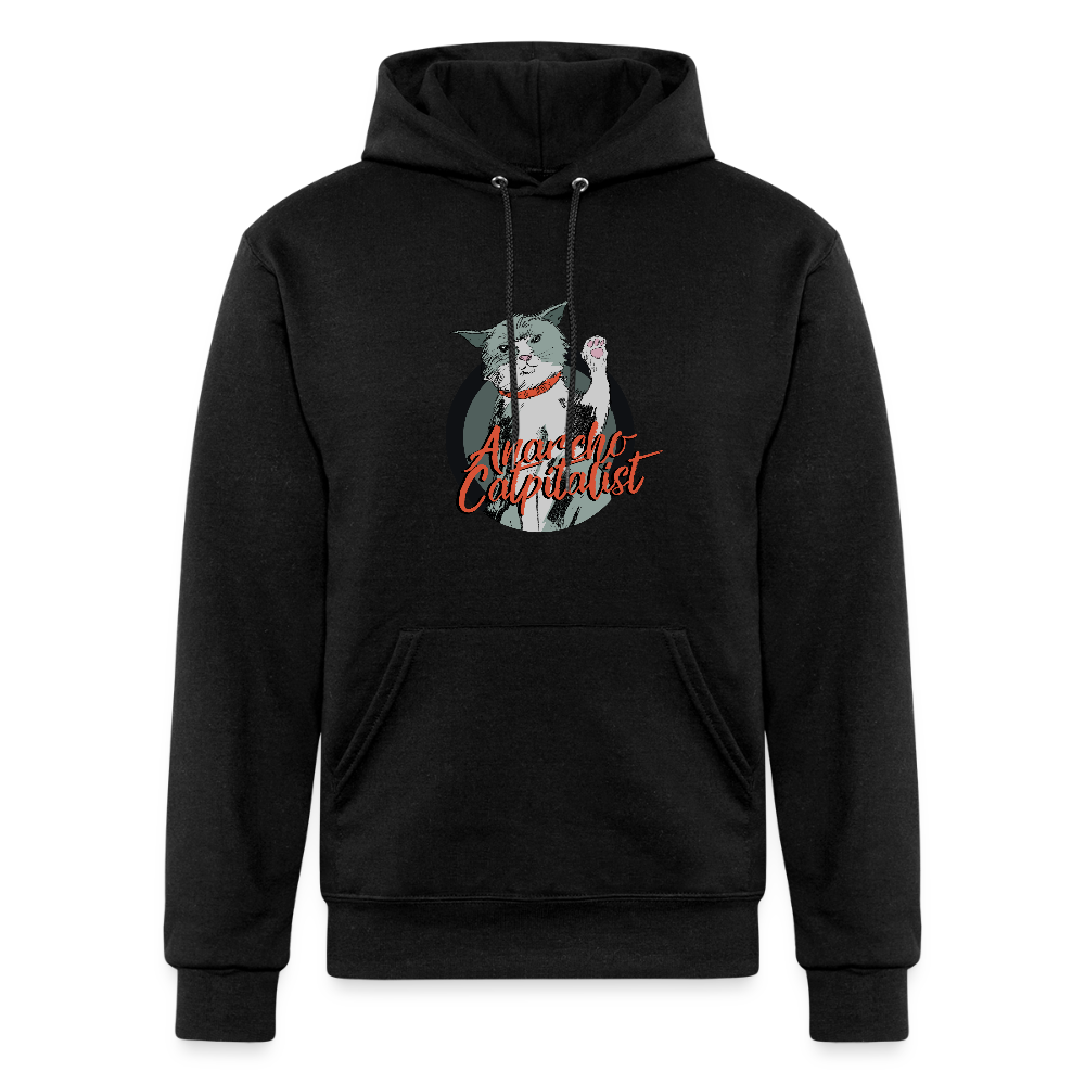 Anarcho-Catpitalist | Pullover Hoodie - black