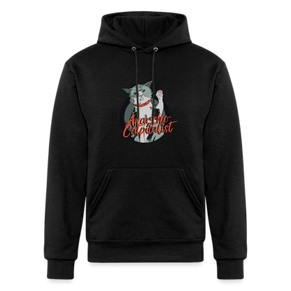 Anarcho-Catpitalist | Pullover Hoodie - black
