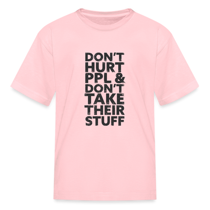 Don't Hurt People | Youth Tee - pink