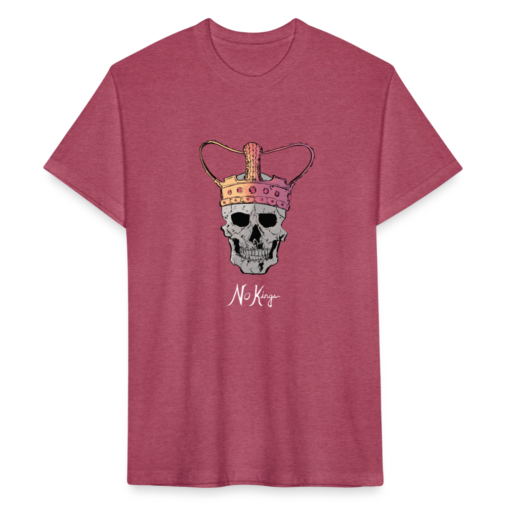 No Kings | Men's Tee - heather burgundy