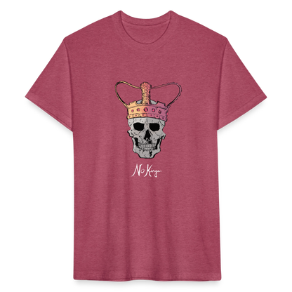No Kings | Men's Tee - heather burgundy