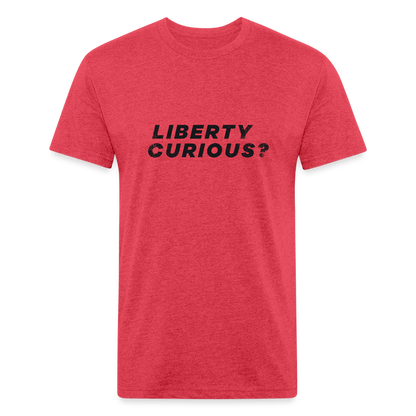 Liberty Curious? | Men's Tee - heather red