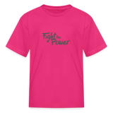 Fight the Power | Youth Tee - fuchsia