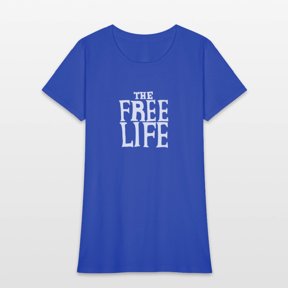 The Free Life | Women's Tee - royal blue