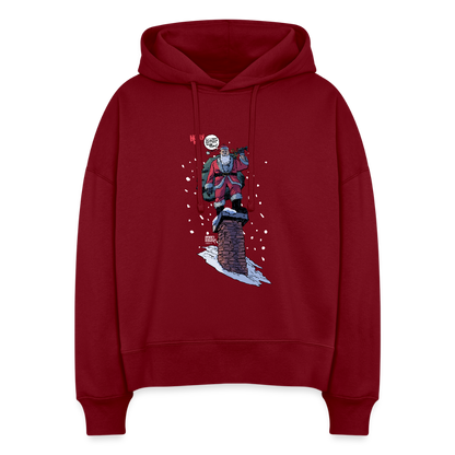 2024 Santa | Women's Hoodie - burgundy