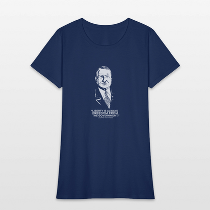 Ludwig von Mises Quote | Women's Tee -  blue dusk