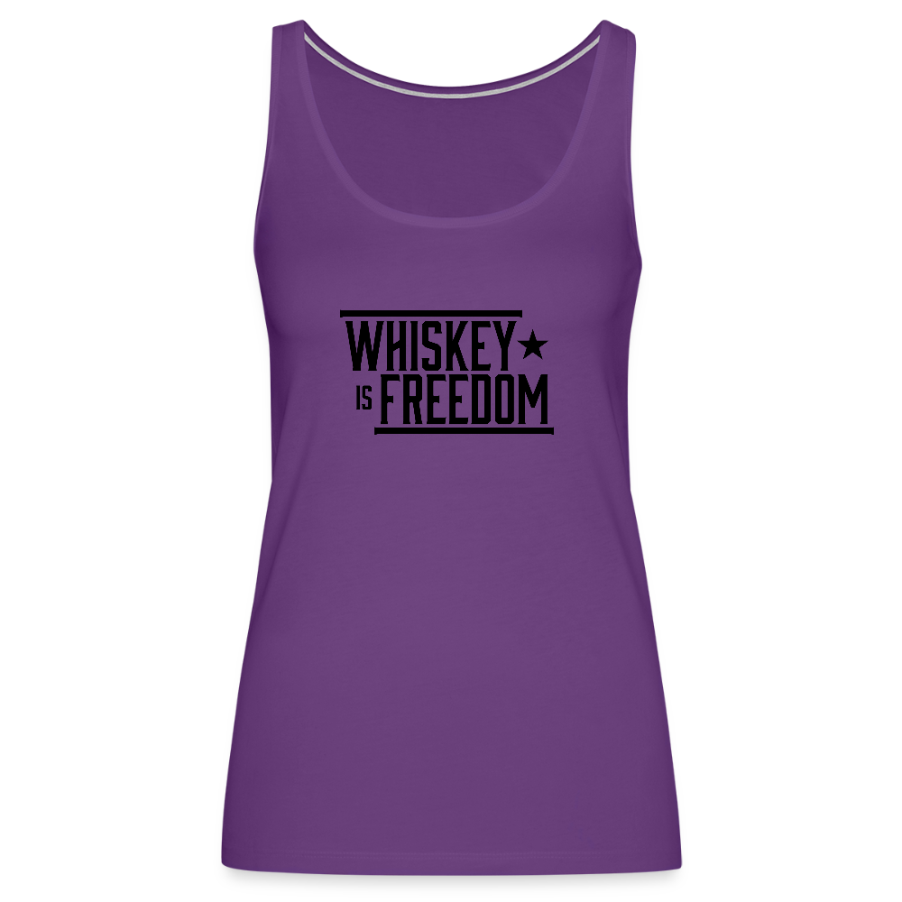 Whiskey is Freedom | Women's Tank - purple