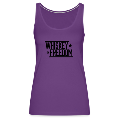 Whiskey is Freedom | Women's Tank - purple