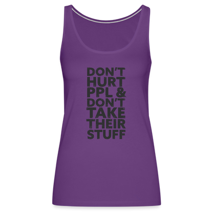 Don't Hurt People | Women's Tank - purple