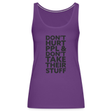 Don't Hurt People | Women's Tank - purple