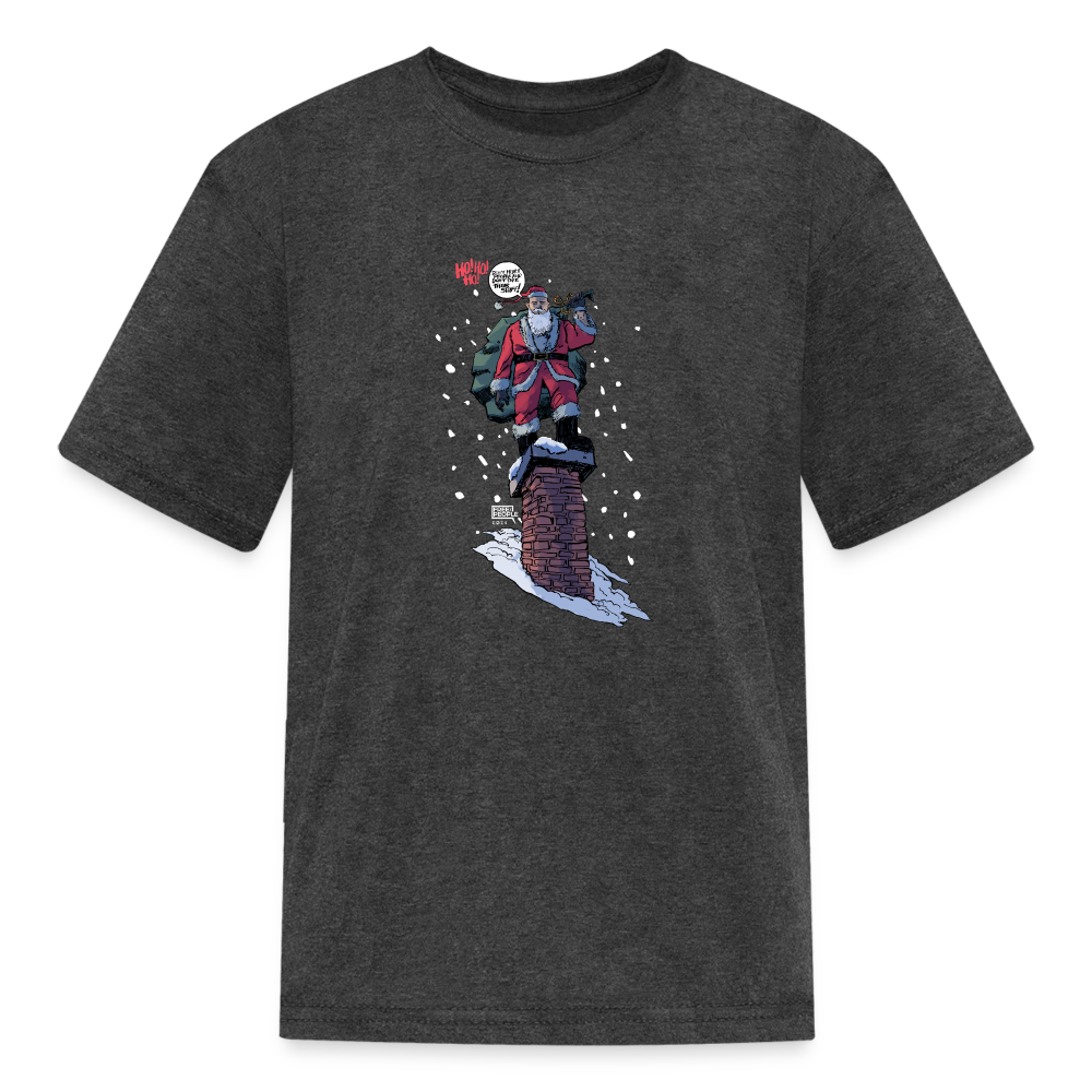 2024 Santa | Youth Tee - heather black