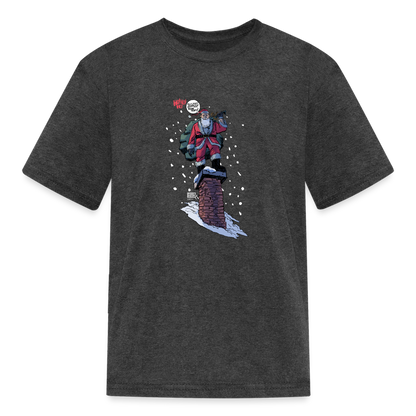 2024 Santa | Youth Tee - heather black