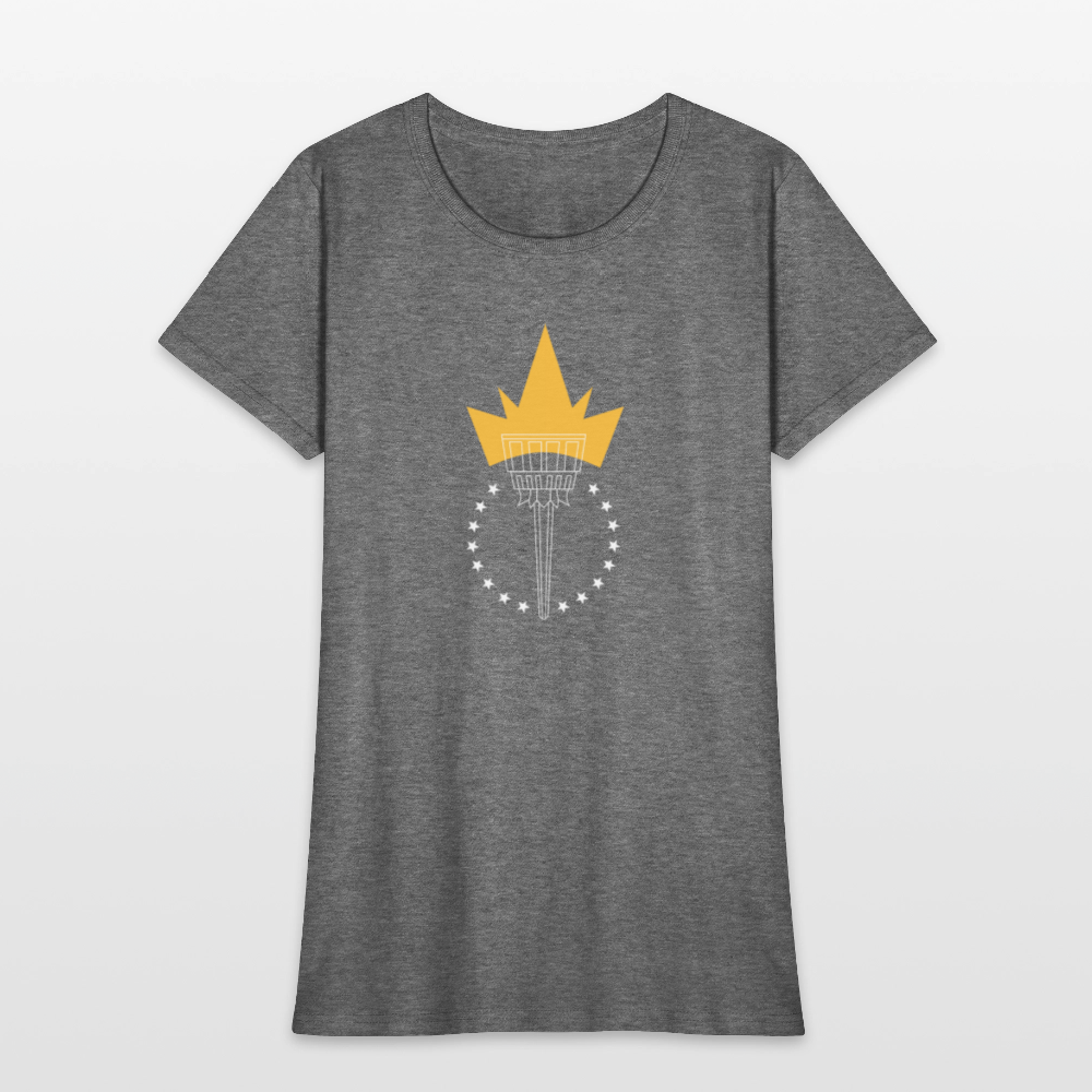 Freedom Torch | Women's Tee - graphite heather