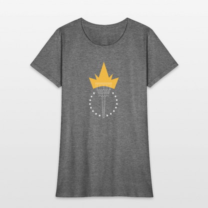 Freedom Torch | Women's Tee - graphite heather