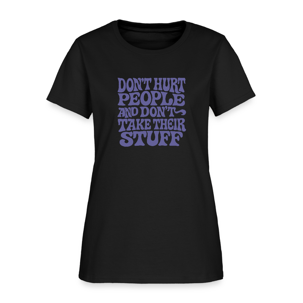 Don't Hurt People | Retro | Women's Tee - black