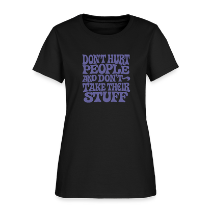 Don't Hurt People | Retro | Women's Tee - black