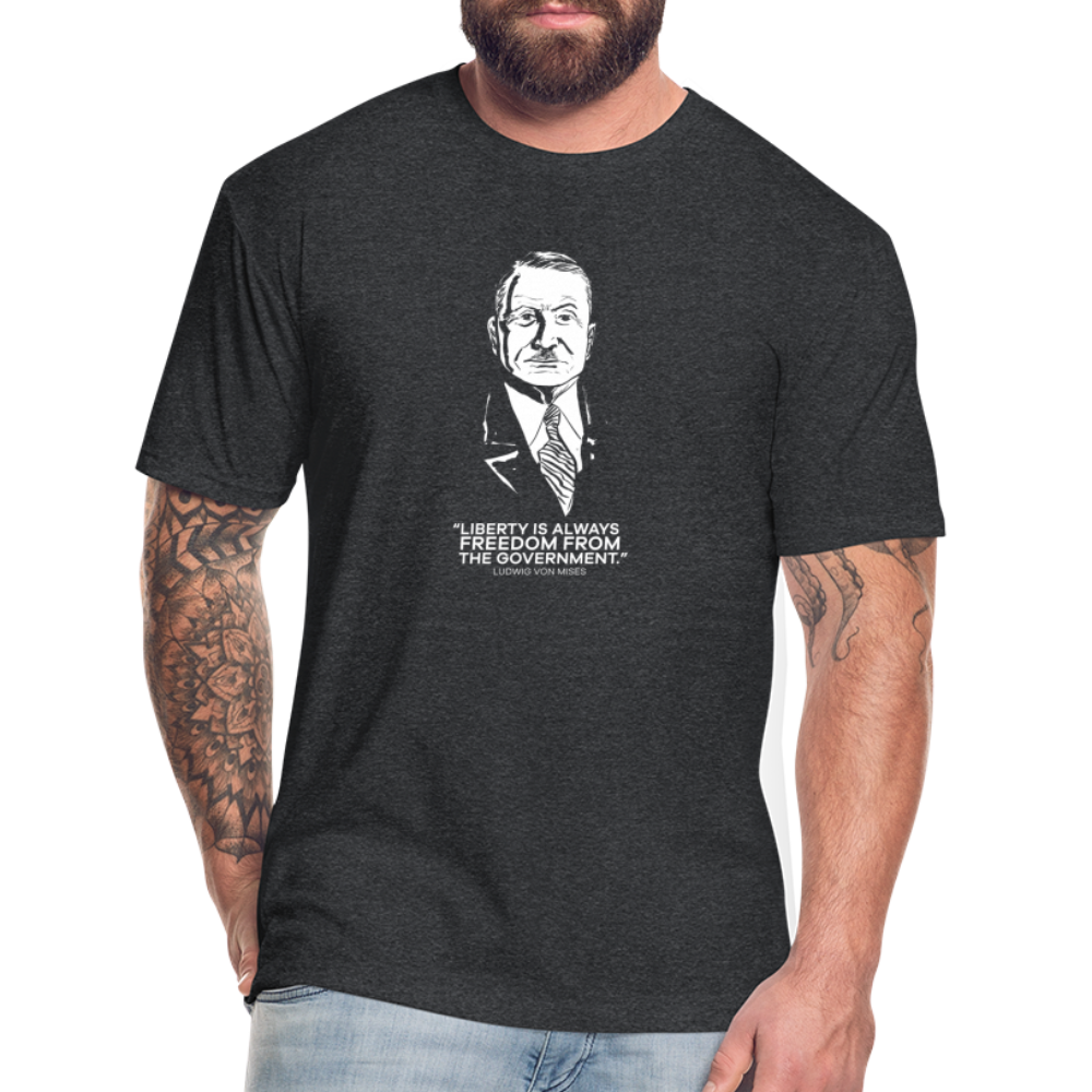 Ludwig von Mises Quote | Men's Tee - heather black