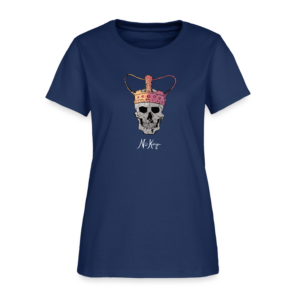 No Kings | Women's Tee -  blue dusk