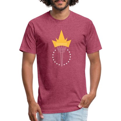 Freedom Torch | Men's Tee - heather burgundy