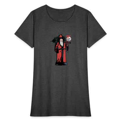 2022 Santa | Women's Tee - heather black