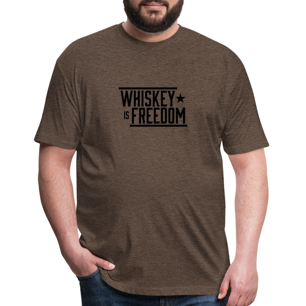 Whiskey is Freedom | Men's Tee - heather espresso