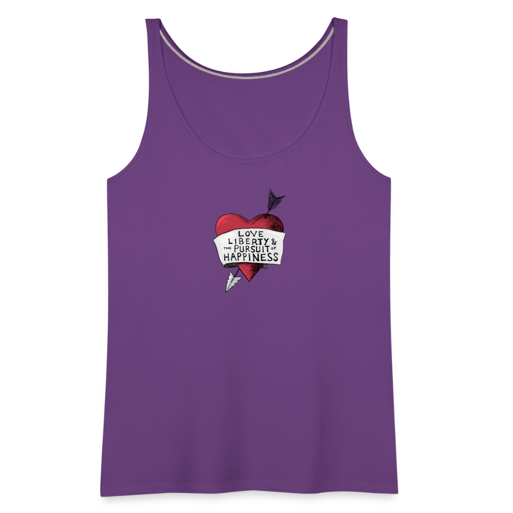 Love, Liberty | Women's Tank - purple